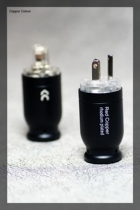 Copper Colour Copper Color Aluminum Alloy Housing Pure Red Copper Plated Rhodium Advanced Beauty Mark Power Plug Tail Two Pieces