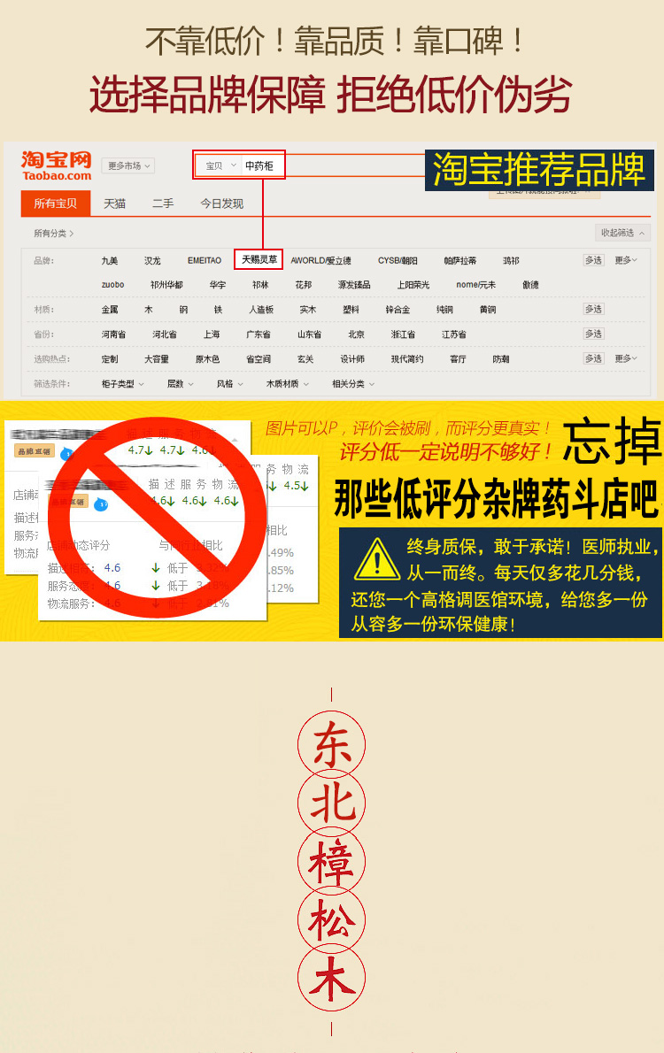 中薬箱実木経済実用型病院用東北樟松木質医薬箱薬箱薬箱斗調剤台,タオバオ代行-チャイナトレーディング