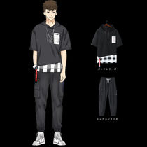 Pants mens summer thin Korean version of the trend mens wear suit casual students nine-foot overalls pants Tide brand