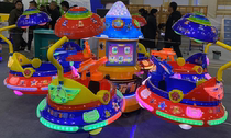 Childrens square Pleasure equipment New cool Play in cinema Electric carousel Amusement Rides for small airplane Trojans