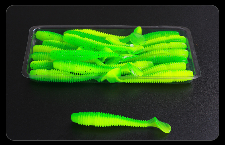 Soft Paddle Tail Fishing Lures Soft Plastic Baits Fresh Water Bass Swimbait Tackle Gear