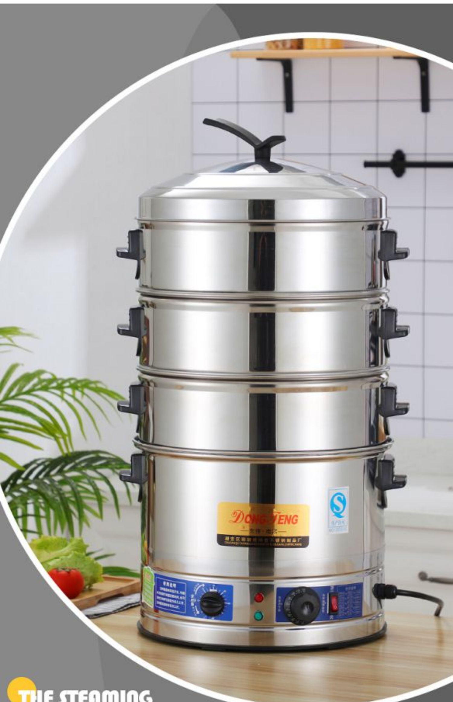 蒸包炉商用大蒸笼大容量蒸炉不锈钢电蒸锅蒸馒头蒸鱼早餐店饭店用