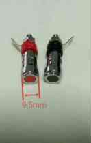 Pure Copper Plated Chrome Power Amplifier Speaker Sound Crystal Post Head Horn Wiring Terminal Low Sound Gun Wiring Terminal Pair