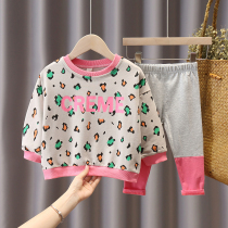 Baby Girl Spring Wear 2020 New Foreign Gas Set 3-5 Years Old 4 Children Korean Version Fashionable Little Boy Spring and Autumn Baby Girl