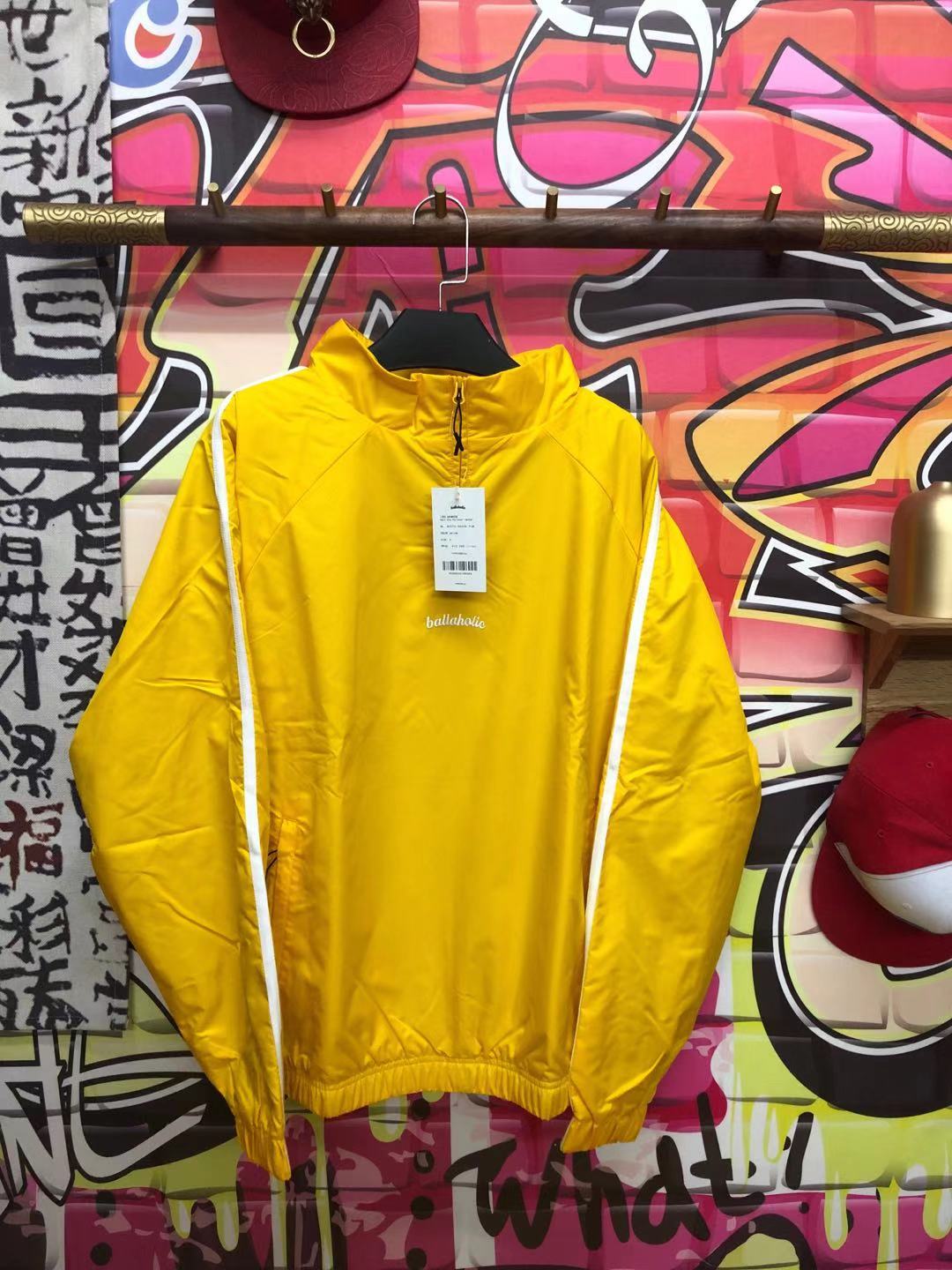 ballaholic logo anywhere half zip pullover jacket套头卫衣4色