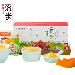 井粮小米稀糊袋装冲饮营养即食寝室吃的速食早餐送水果谷物麦片