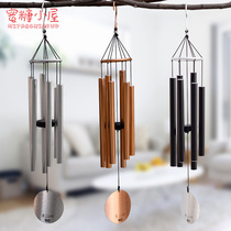 Creative metal aluminum tube 28 inch music wind chimes pendant Outdoor garden Japanese wind chimes Home decoration pendant