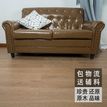 Lanqijiaer petty bourgeois light luxury style selected gray household multi-layer solid wood composite floor 15mm household E0 level