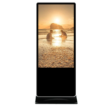 55 inch LCD advertising machine electronic display screen touch query in one machine wall hanging conference building HD display