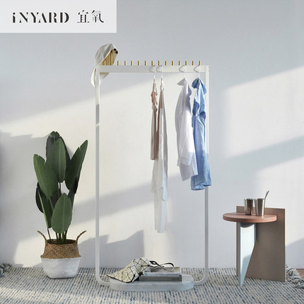 [InYard宜氧]四季衣架\/落地置物衣帽架卧室设计