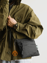 MYBRANDORIGINAL GENDERLESS SHOULDER BAG X-PAC LIGHTEN ENVELOPE BAG BLACK BAG TIDE CROSS BODY SHOULDER BAG D3081