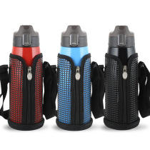 Stainless steel double insulation cup large capacity insulation outdoor travel pot Warm kettle sports kettle Car 0 75L