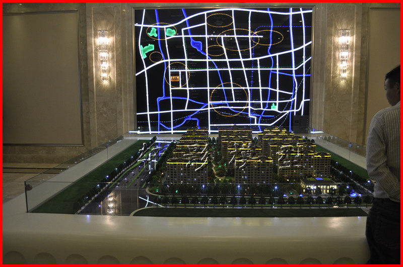 壁挂房地产建筑售楼沙盘区域模型设计制作公司轩影正品欢迎亲订购