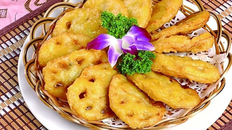 酥脆可口的炸藕合做法原来这么简单