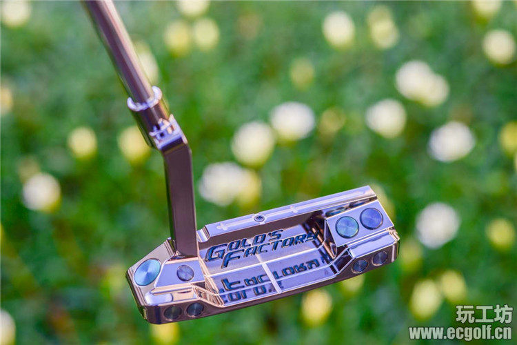 推杆golds factory金工厂 gss系列 银蓝色 一字型 高尔夫推杆