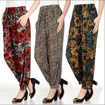 Female middle-aged and elderly boxer underwear mother shorts high waist plus size old loose cotton head cotton breathable cotton