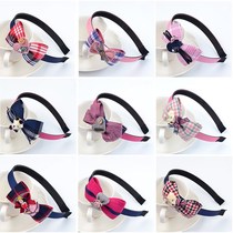 Tie hair child girl head clip child hair band girl hair card head hoop with teeth non-slip handmade Korean wide side