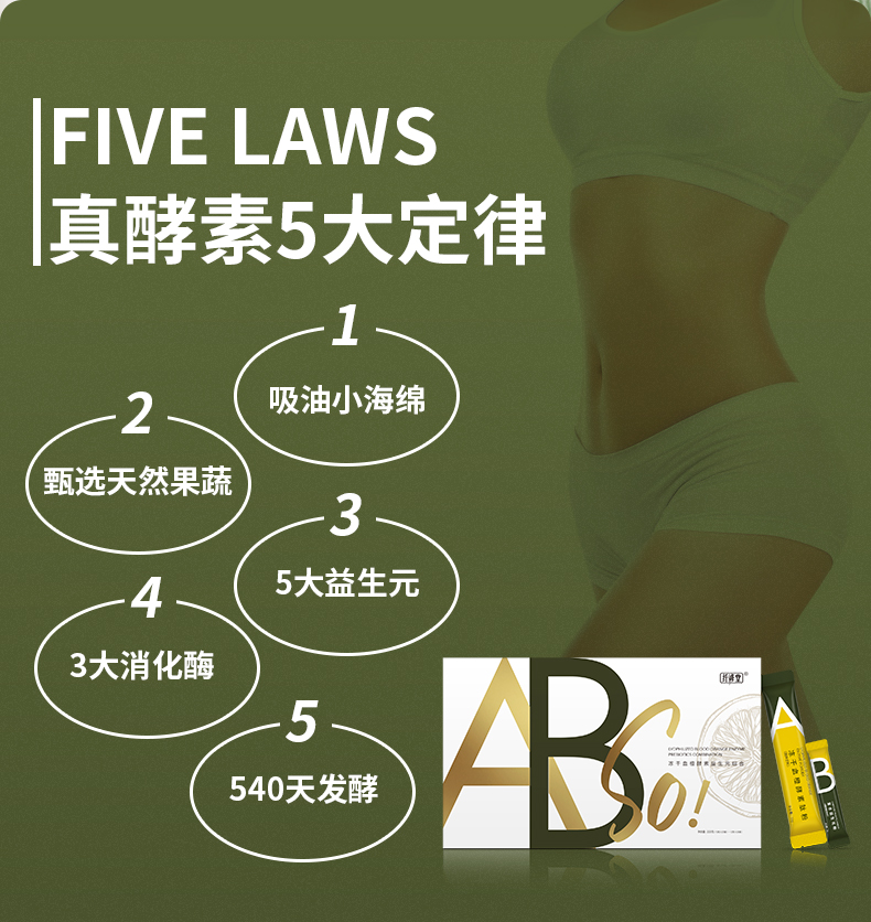 纤修堂AB/SO冻干血橙酵素肽粉益生元