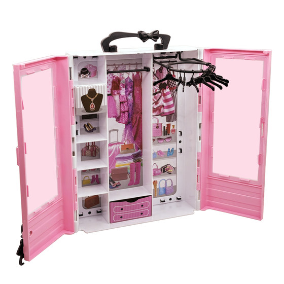 Dream Princess Doll Handheld Wardrobe Bapi Pink Storage Wardrobe 10 Clothes Hanger Accessories Toy Gifts
Dream Princess Doll Handheld Wardrobe Bapi Pink Storage Wardrobe 10 Clothes Hanger Accessories Toy Gifts