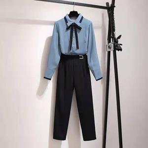 Early autumn suit women’s early autumn dress new style elder sister’s fashionable temperament shows thin foreign style t