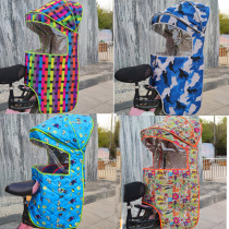 Child seat canopy Bicycle rear seat warm cotton shed Baby electric bottle car seat sunshade and rain canopy