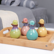 Beauty salon essential oil dishes ceramic ice cracking pot leaflet saucer spa beauty manicure tools blending bowl tray