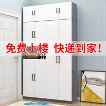 Foyer entrance shoe cabinet home door large capacity wooden simple modern hanger shoe cabinet storage closet