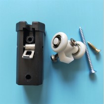 Old style folding door toilet hanging wheel pulley roller wheel old moving door sliding door fitting with small folding door Five Golden Gate