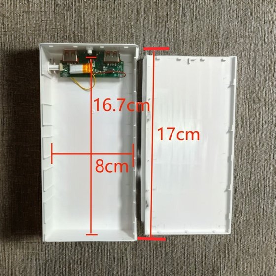 New Power Bank 1500mAh 나사가없는 휴대 전화 보호 케이스 DARK GRID 기숙사 DIY 플라스틱 저장지 배터리 New Power Bank 1500mAh 나사가없는 휴대 전화 보호 케이스 DARK GRID 기숙사 DIY 플라스틱 저장지 배터리