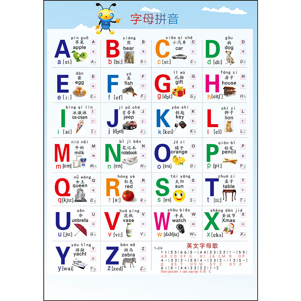 abcdefg26个字母表大小写图片