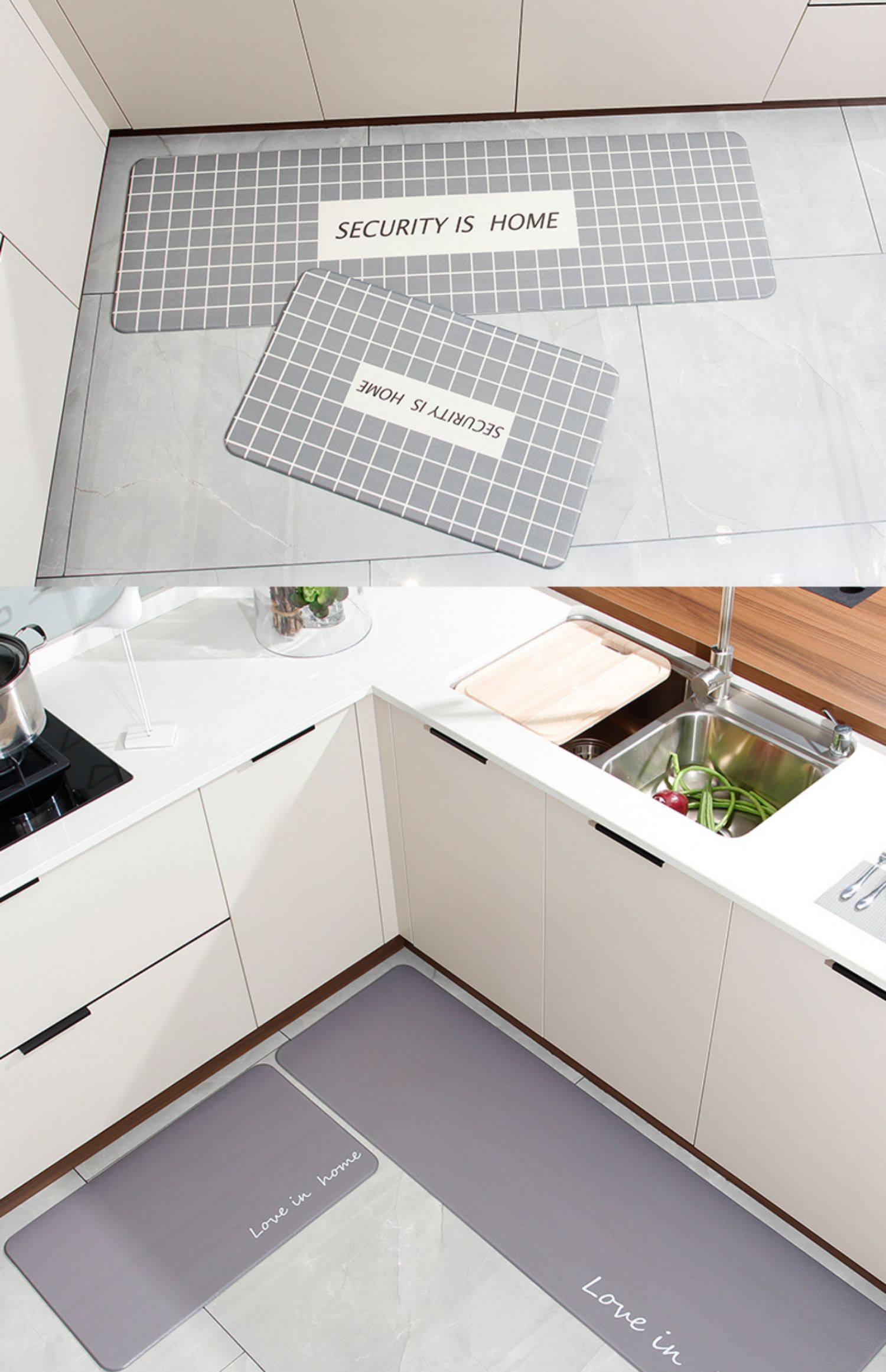 厨房地垫防滑防油家用防水脚垫子