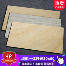 Matte 300x600 straight edge wall brick Wall and floor one bathroom toilet kitchen bathroom antique brick non-slip 30x60
