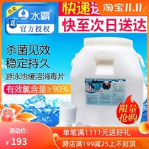 Shuiba Swimming Pool Disinfectant Bath 200g Chlorine Tablets Effervescent Tablets 90% Content Strong Chlorine