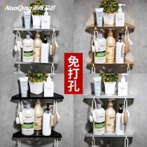 Bathroom rack toilet toilet triangle storage rack wash table wall hanging 2 floors bathroom pendant