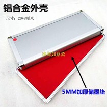 Aluminum Alloy Print Bench 20 * 8 cm Large Number Fast Dry sponge Inprint