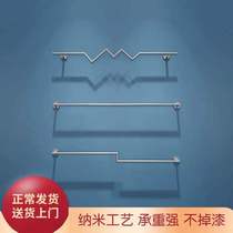 Childrens Clothing Shop Womens Clothing Shop Clothing Store Display Rack Upper Wall Hanging Multifunction Wall-mounted Hanghanger Hooks Crossbar