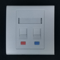 Type 86 Superfive Type Six Class one thousand trillion Broadband Network Module Telephone Computer Double-port Network spigot Panel