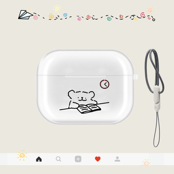 AirPodspro 보호 케이스에 적합한 엿보기 라인 고양이 Apple Pro2 세대 헤드폰 케이스 간단한 커플 모델 투명 3 세대 귀여운 크리에이티브 1/2 세대 개인 보호 케이스 틈새 소프트 케이스 AirPodspro 보호 케이스에 적합한 엿보기 라인 고양이 Apple Pro2 세대 헤드폰 케이스 간단한 커플 모델 투명 3 세대 귀여운 크리에이티브 1/2 세대 개인 보호 케이스 틈새 소프트 케이스