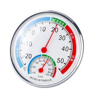 温湿度计高精度工业干湿度表家用室内养殖大棚挂式实验室药店专用