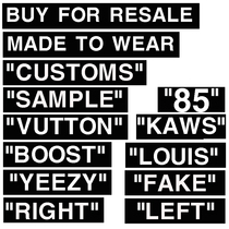 Sneakers custom stickers hollow template scratch template coloring template graffiti explosion change special template