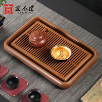 Storage bakelite tea tray Solid wood tea tray Household simple round large Kung Fu tea set small tea table tea sea