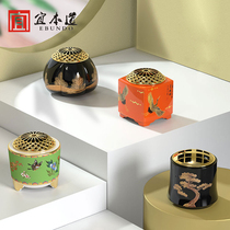 Yingge Burning Ceramic Music Box Bluetooth Wireless Speaker Mini Audio Home Outdoor Car Portable Subwoofer