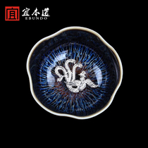 Yichen Road Silver Kiln becomes Tianmu Jianzhan tea cup ceramic master Cup single cup tea cup tea cup Cup