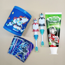 Genuine authorized Ultraman cartoon food grade toothpaste Original Tyro Saiwen 2-6-12 years old Probiotics 40g