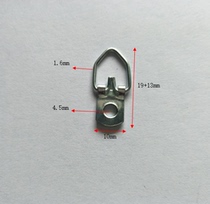 Photo frame hook Cross stitch hardware accessories Picture frame decorative painting hook hook triangle single hole hanging 100