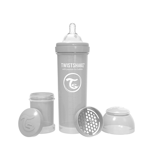 瑞典进口twistshake新生婴儿大宝宝奶瓶 宽口径防胀气耐摔330ML