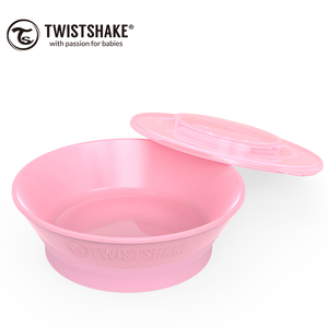 瑞典twistshake儿童宝宝婴儿餐具带盖餐碗 防滑防摔 辅食碗吸盘碗