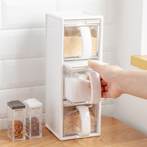 Japan Asvel seasoning box seasoning tank seasoned box Sauce Box Suit Creative Trige Sauce box