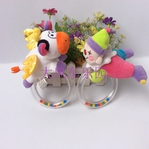 Foreign trade cows and acrobatics clown hand rattling baby rattle ringing educational toys