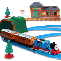 Variety master electric track small train toy set gift box stitching puzzle boy children rail 2-8 years old